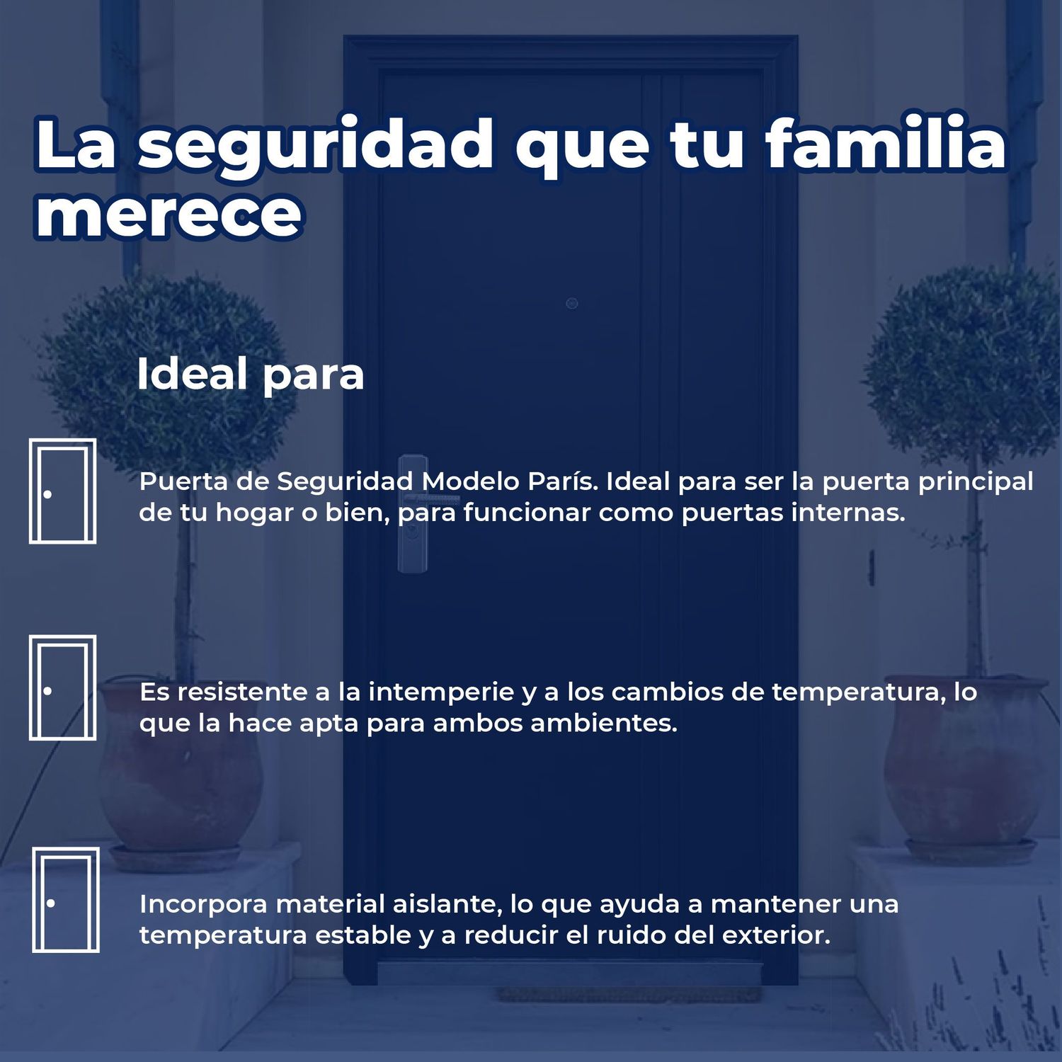 Puerta de Seguridad Derecha PARIS