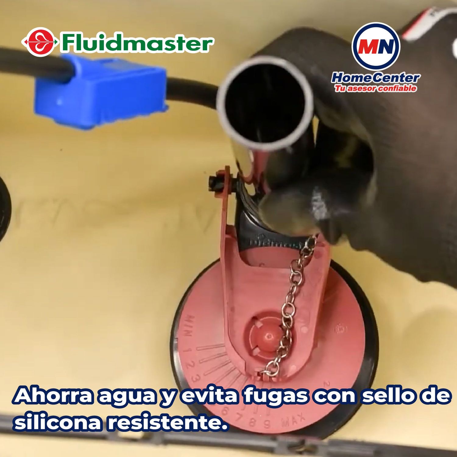 Valvula de Descarga Sanitario 3" Sapo Ajustable One Piece