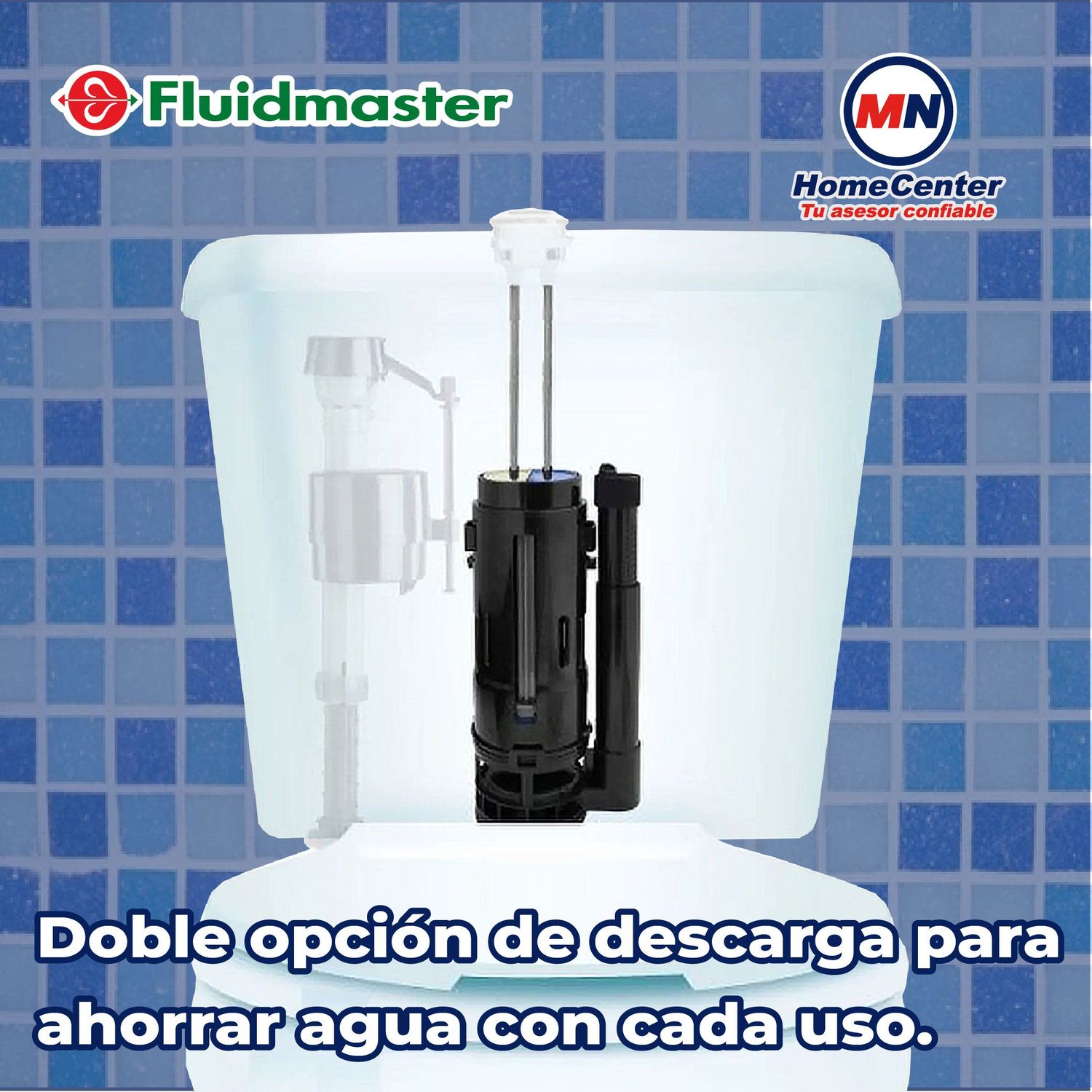 Válvula de Descarga Sanitario Dual 2" Pulgadas WC 2 Pzas