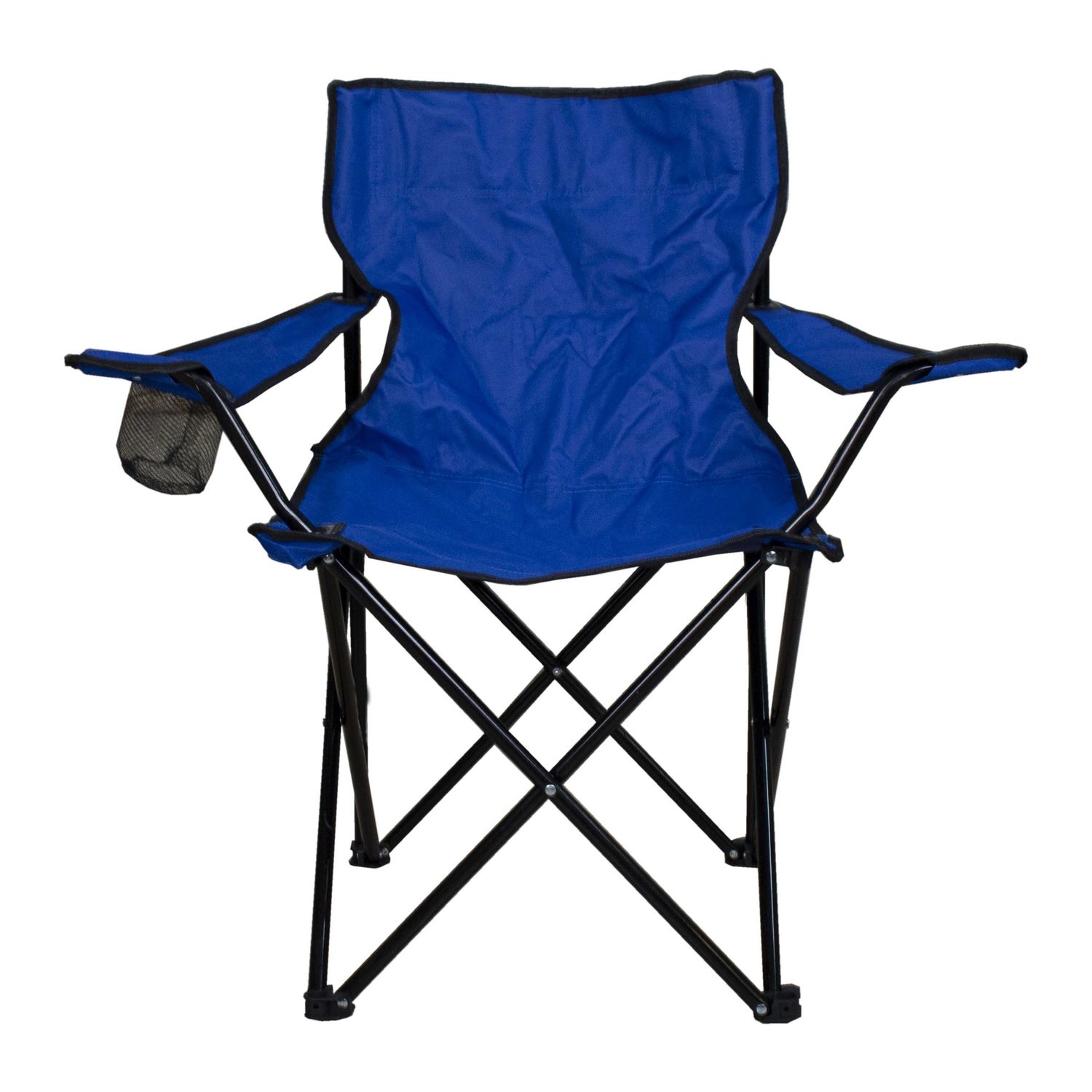 Silla Camping plegable azul