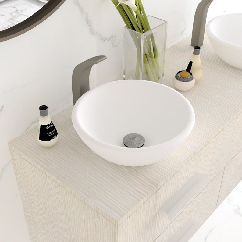 Lavabo sobreponer Garona blanco Foncer
