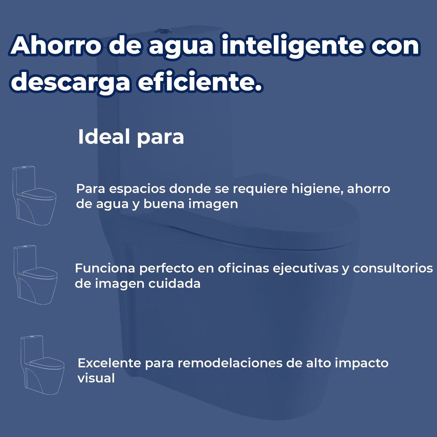 Sanitario para WC one piece Odín Premium blanco Foncer