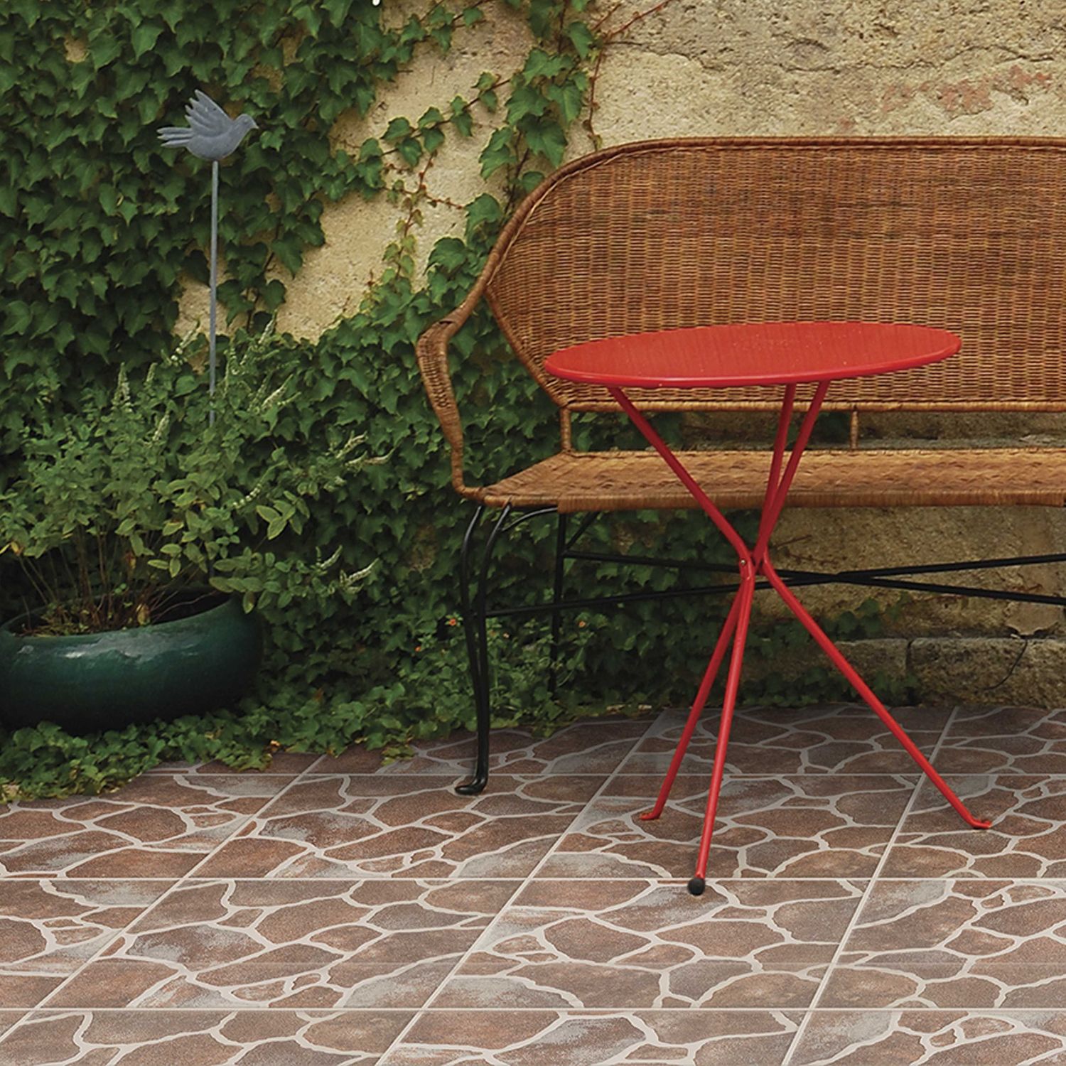 Piso 37x37 cm Vereda Cotto Vitromex