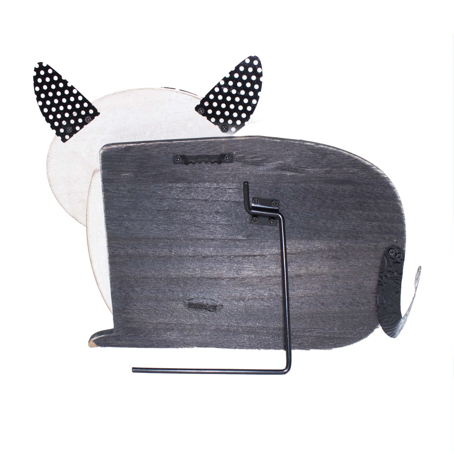 Figura decorativa mascota Tuxedo Cat 26 cm