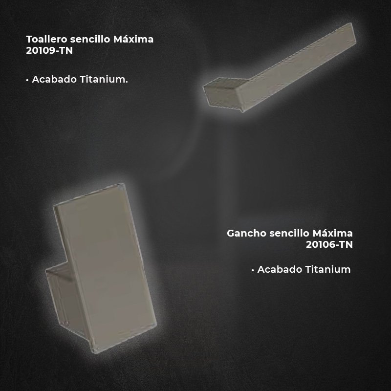 Paquete Griferia Titanium y WC one piece Helvex