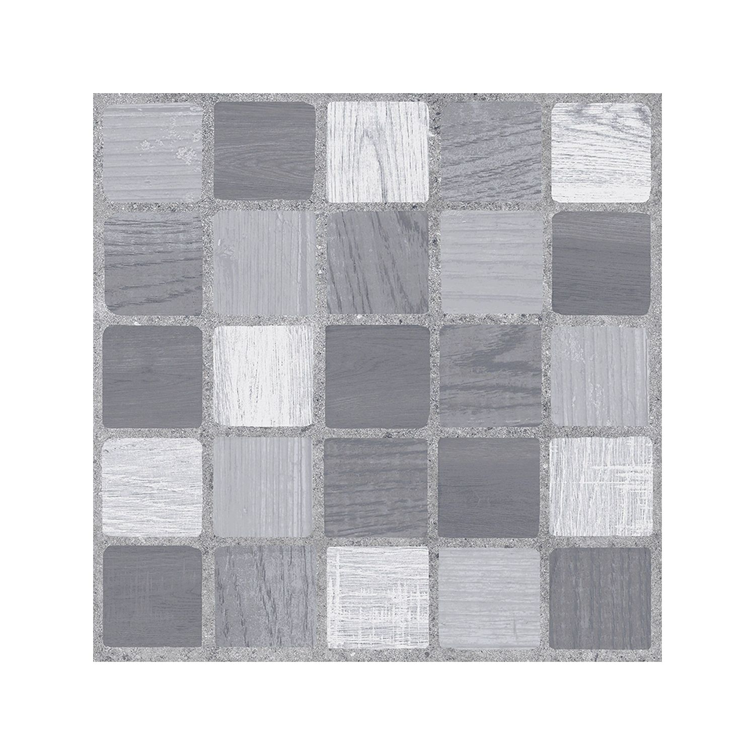 Piso 20.1x20.1 cm Madero Plata Vitromex