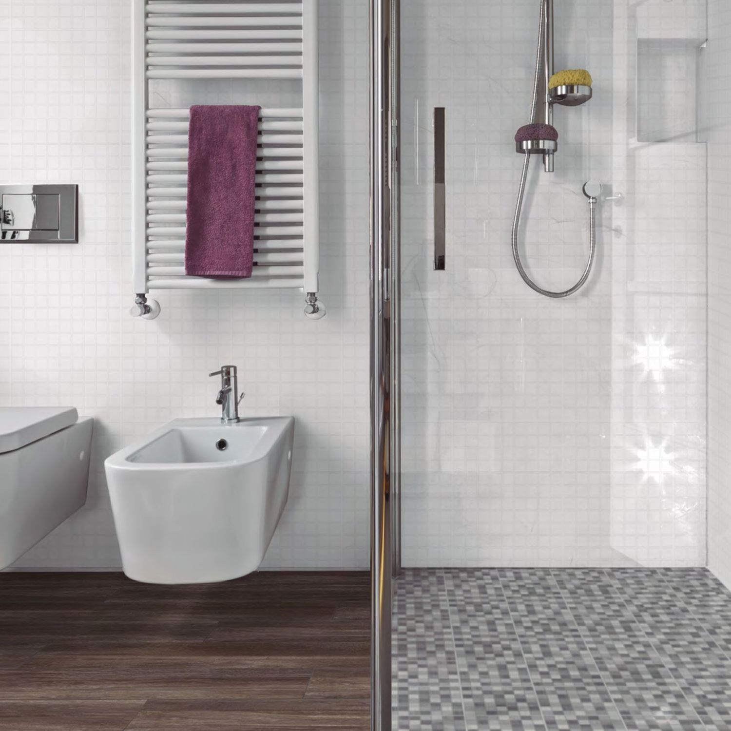 Piso 20.1x20.1 cm Madero Plata Vitromex