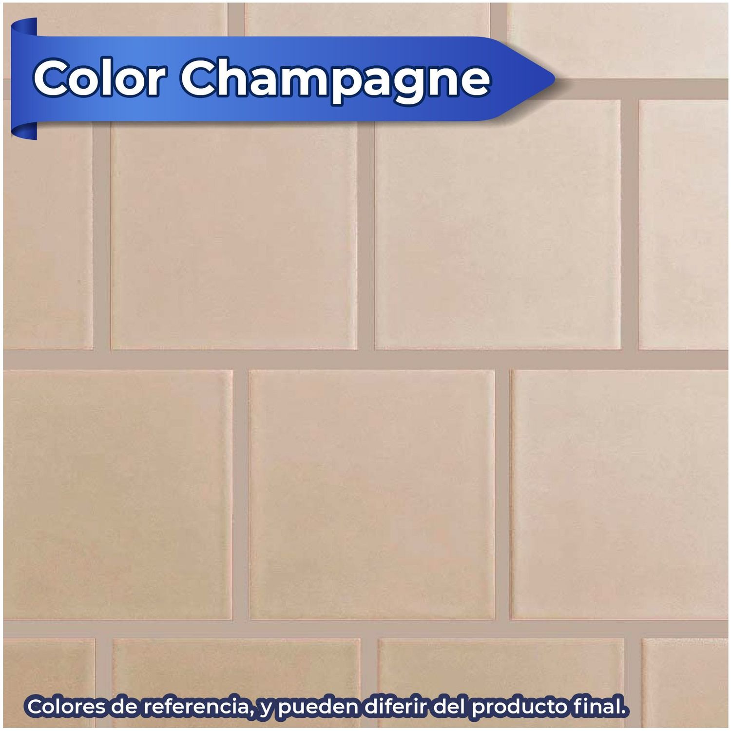 Boquilla con arena 10 kg Crest color champagne