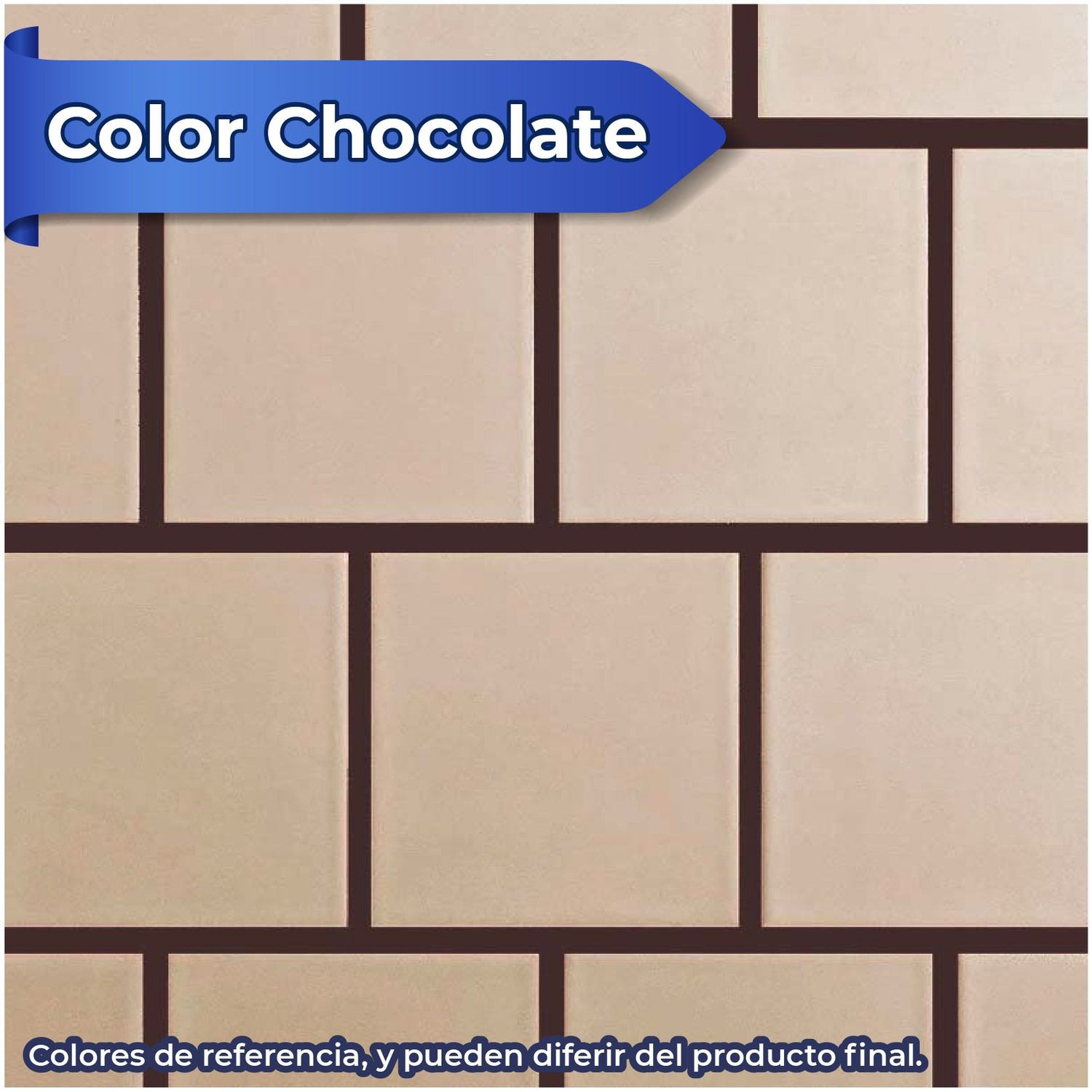 Boquilla Con Arena 10 kg Crest Color Chocolate Juntacrest