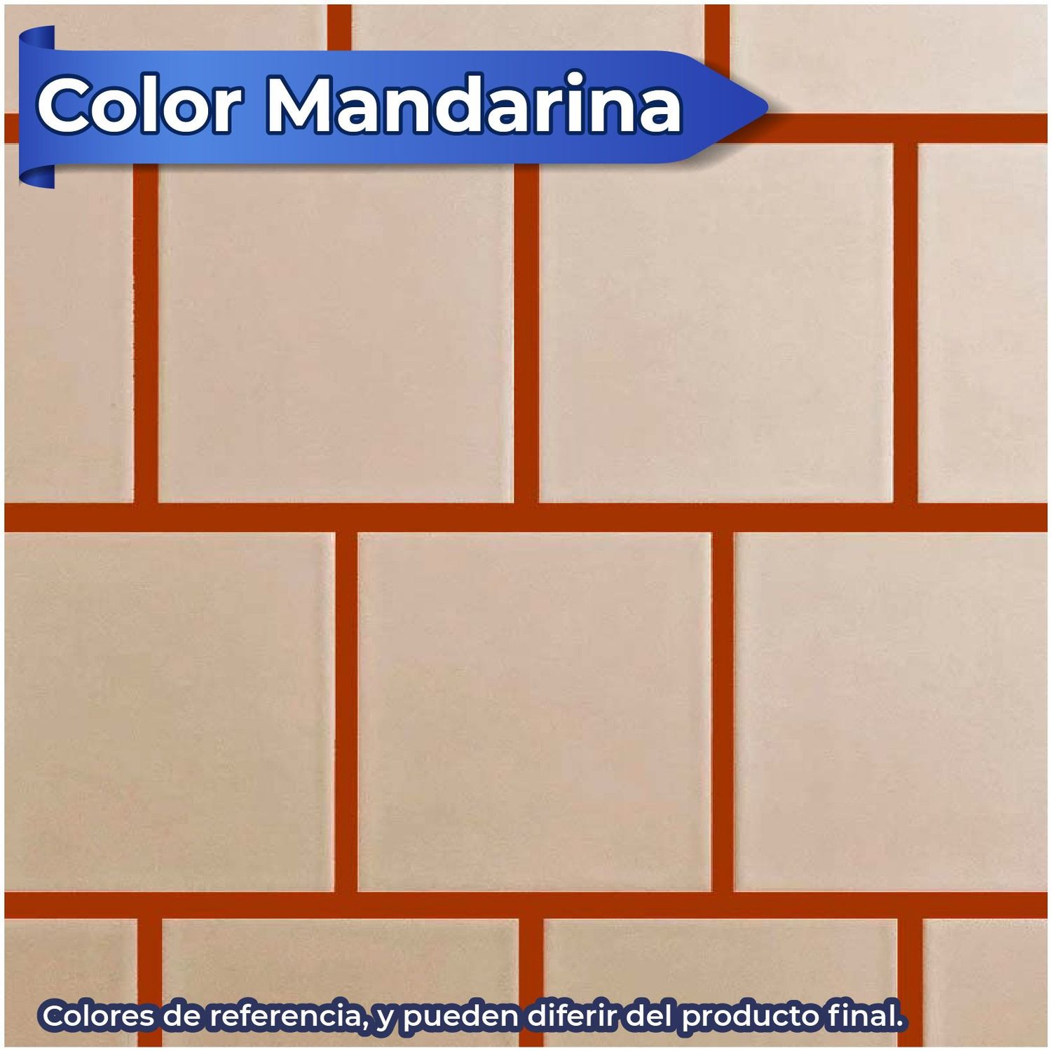 Boquilla con arena 10 kg Crest color mandarina