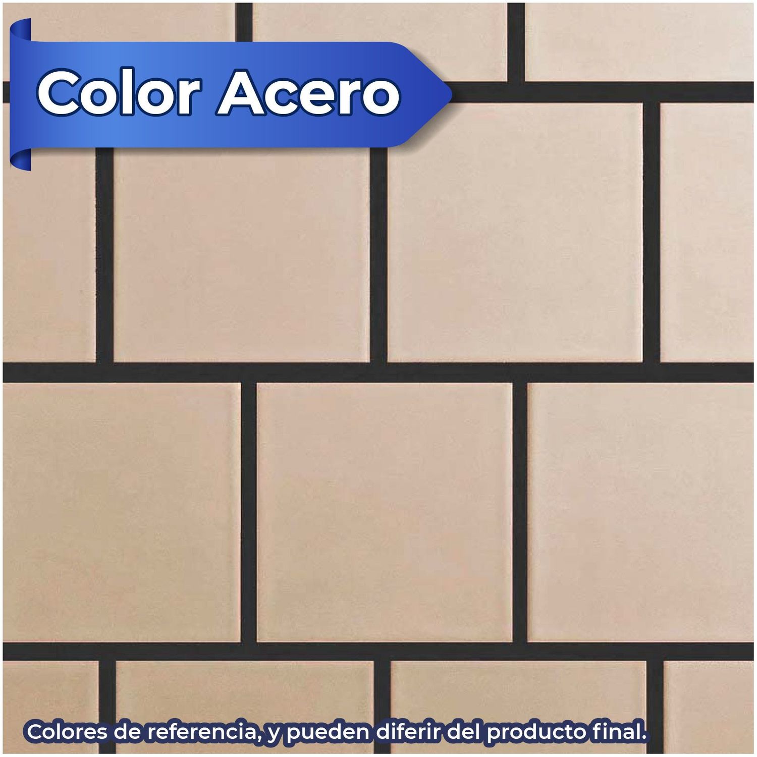 Boquilla con arena 10 kg Crest color acero