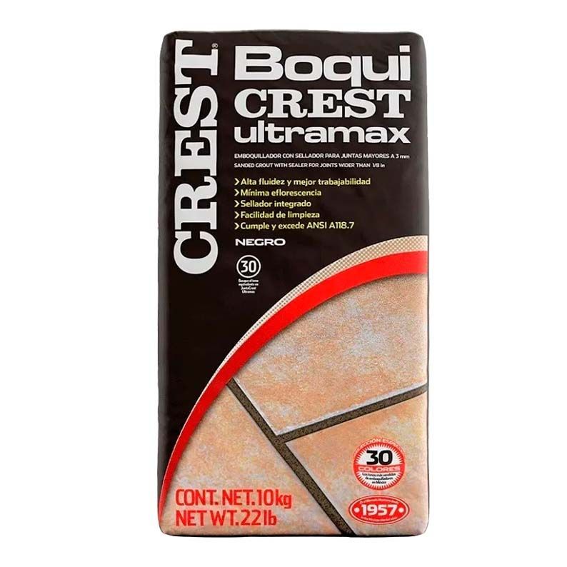 Boquilla con arena 10 kg Crest color negro