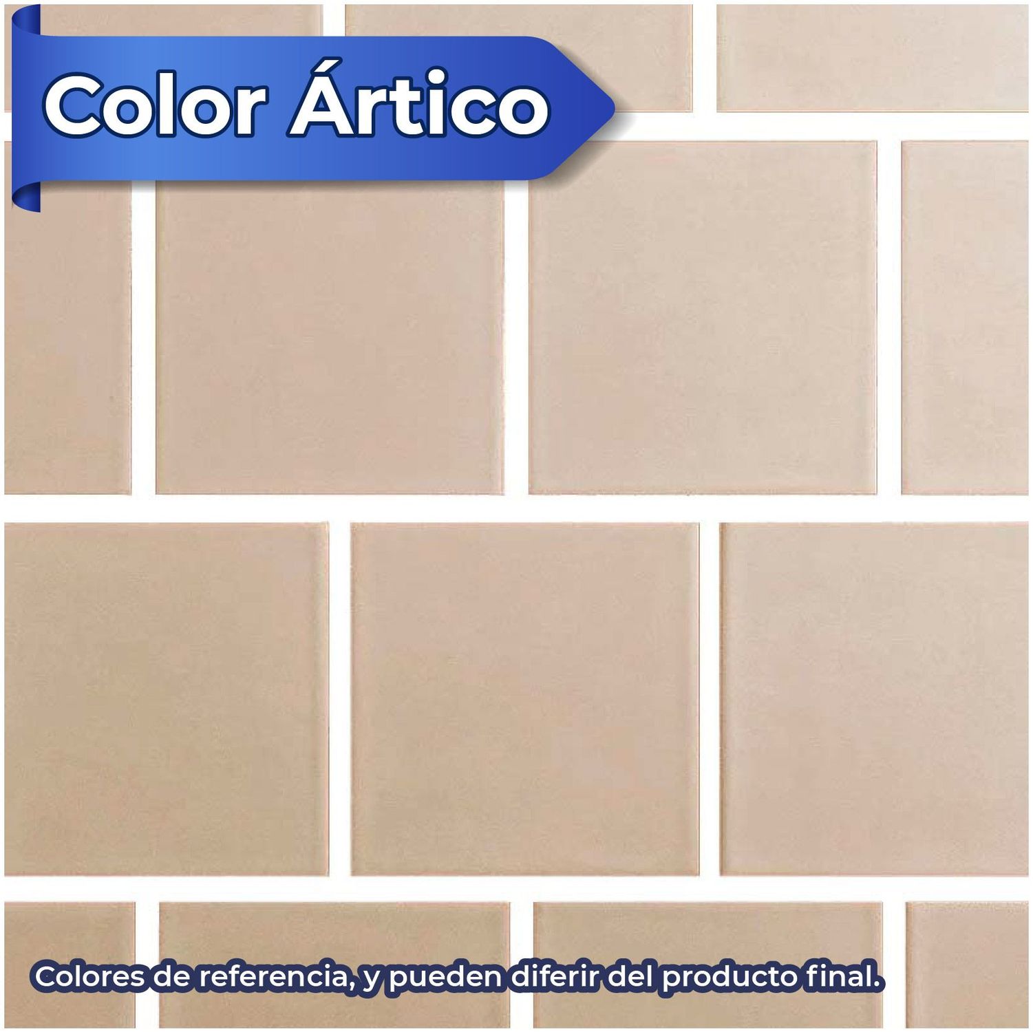 Boquilla sin arena 5 kg Crest color blanco ártico Juntacrest