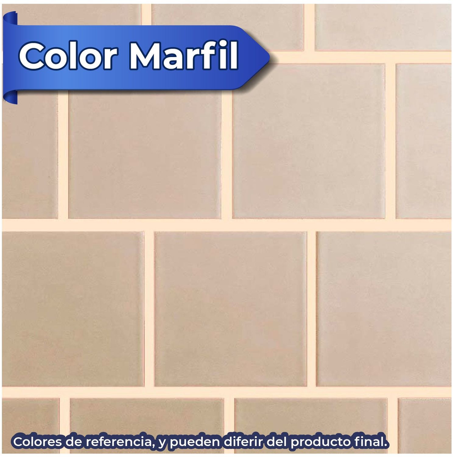 Boquilla sin arena 5 kg Crest color marfil