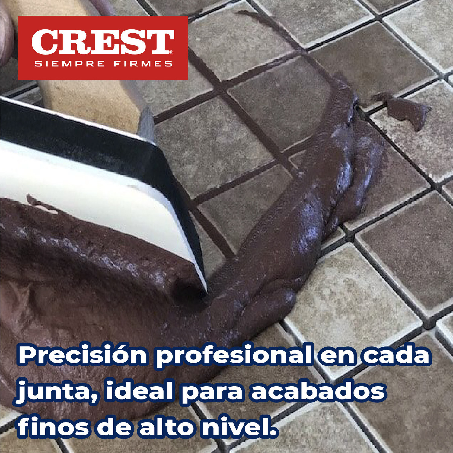 Boquilla Sin Arena 5 kg Crest Color Chocolate Juntacrest