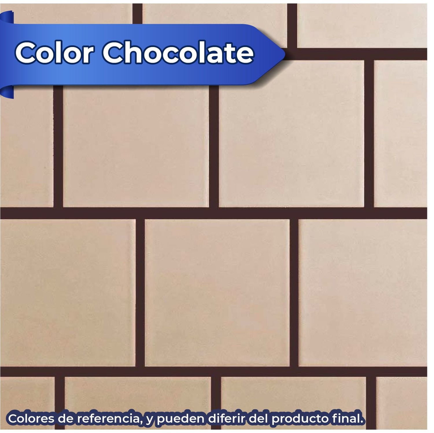 Boquilla Sin Arena 5 kg Crest Color Chocolate Juntacrest