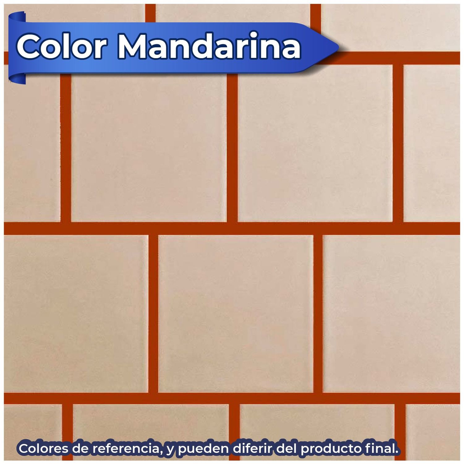 Boquilla sin arena 5 kg Crest color mandarina