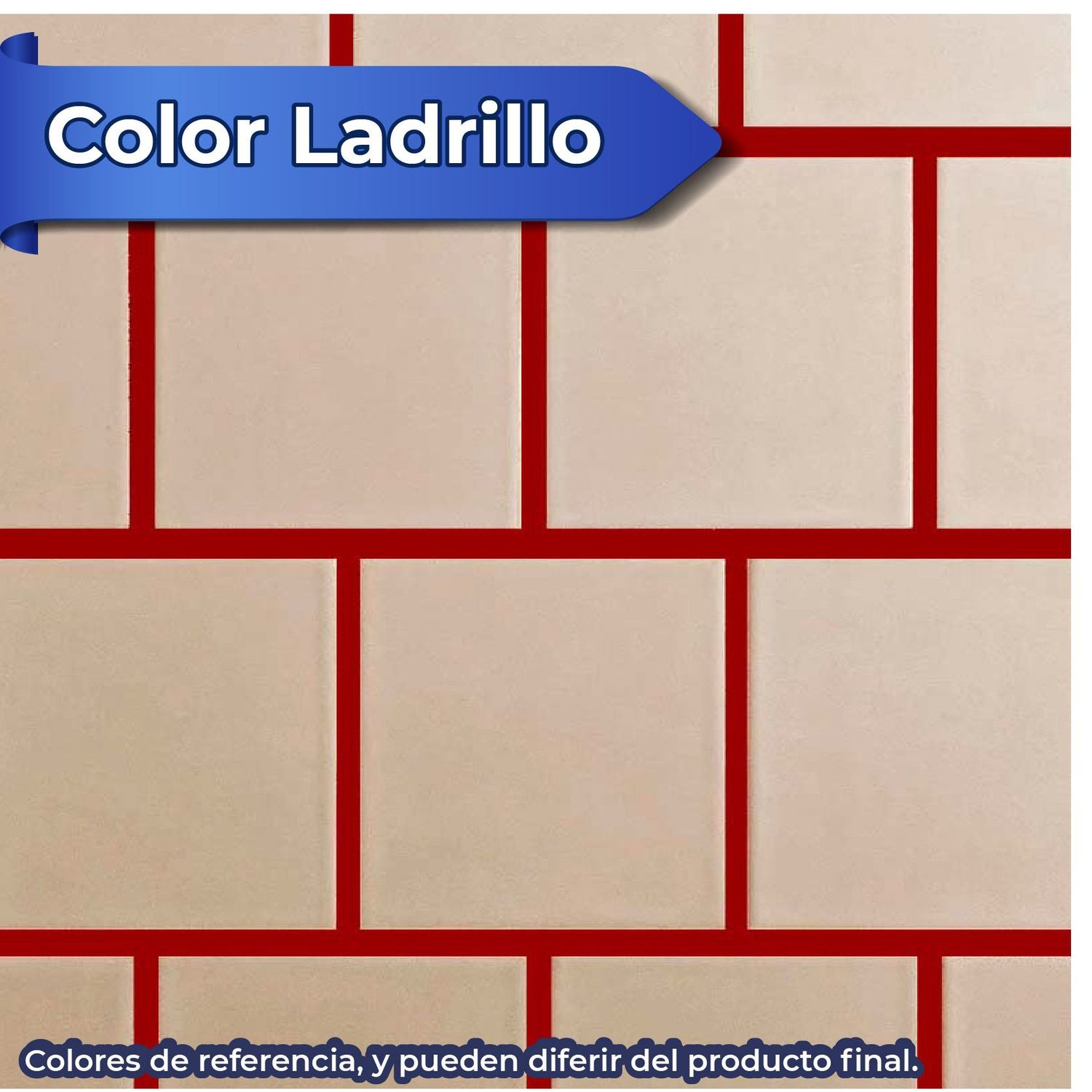 Boquilla sin arena 5 kg Crest color ladrillo