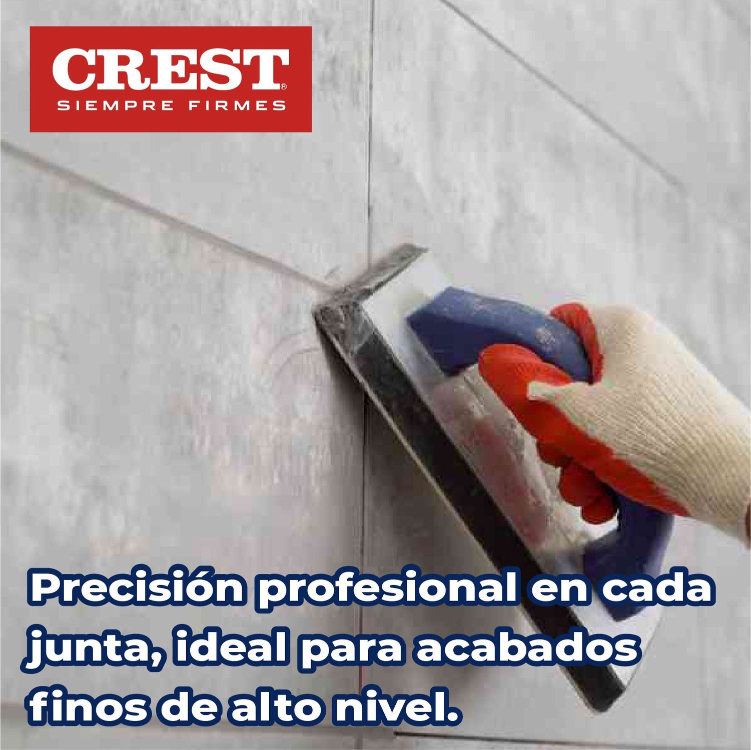 Boquilla sin arena 5 kg Crest color plata Juntacrest ultramax