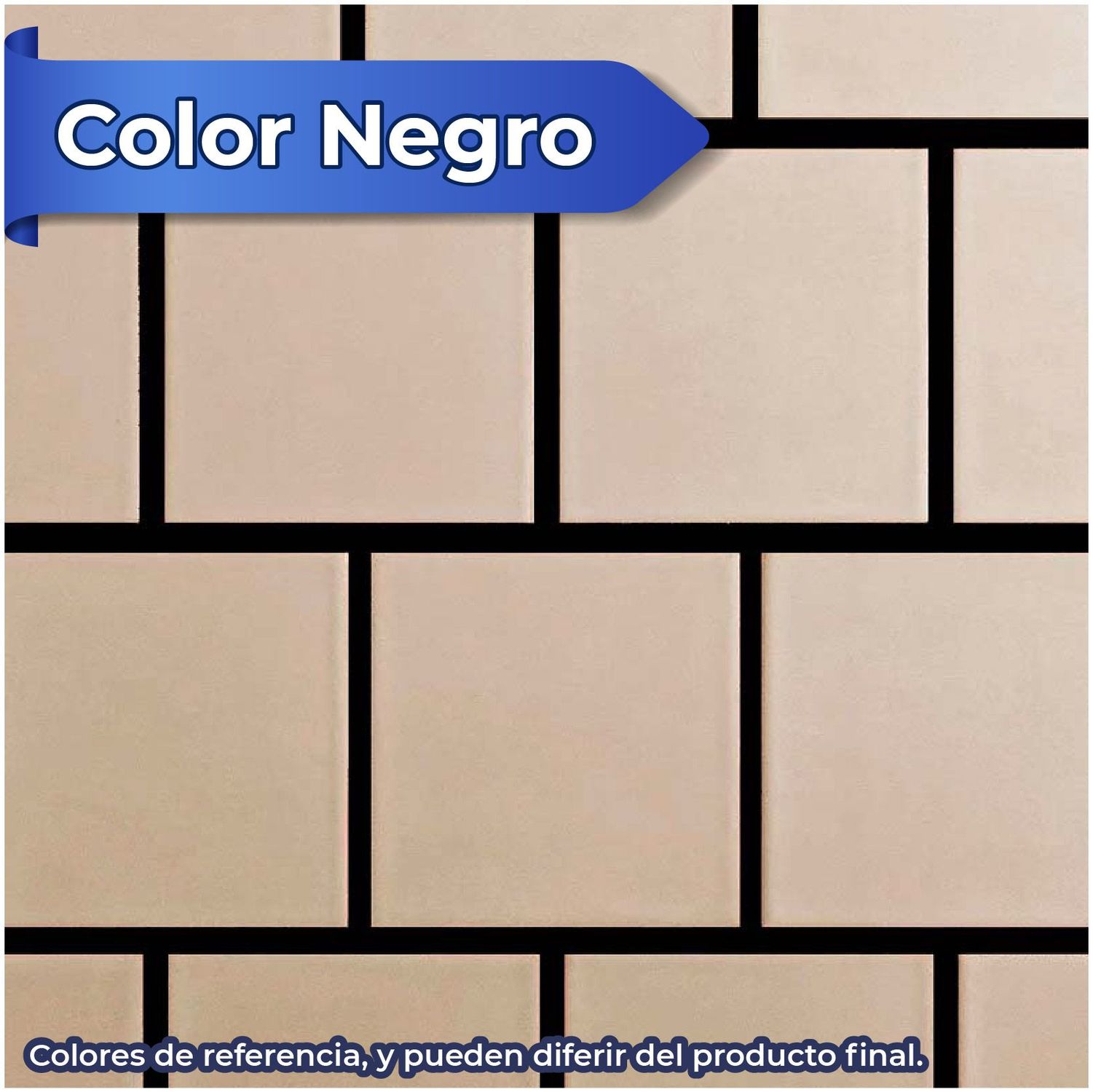 Boquilla Sin Arena 5 kg Crest Color Negro Juntacrest ultramax