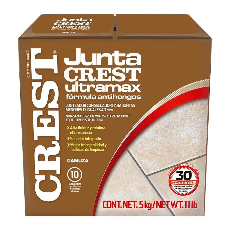 Boquilla sin arena 5 kg Crest color gamuza