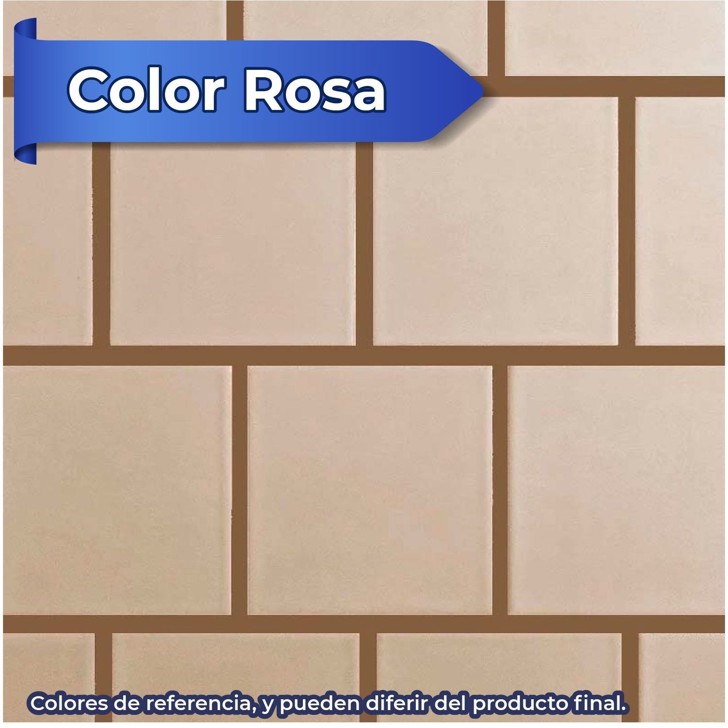 Boquilla sin arena 5 kg Crest color rosa