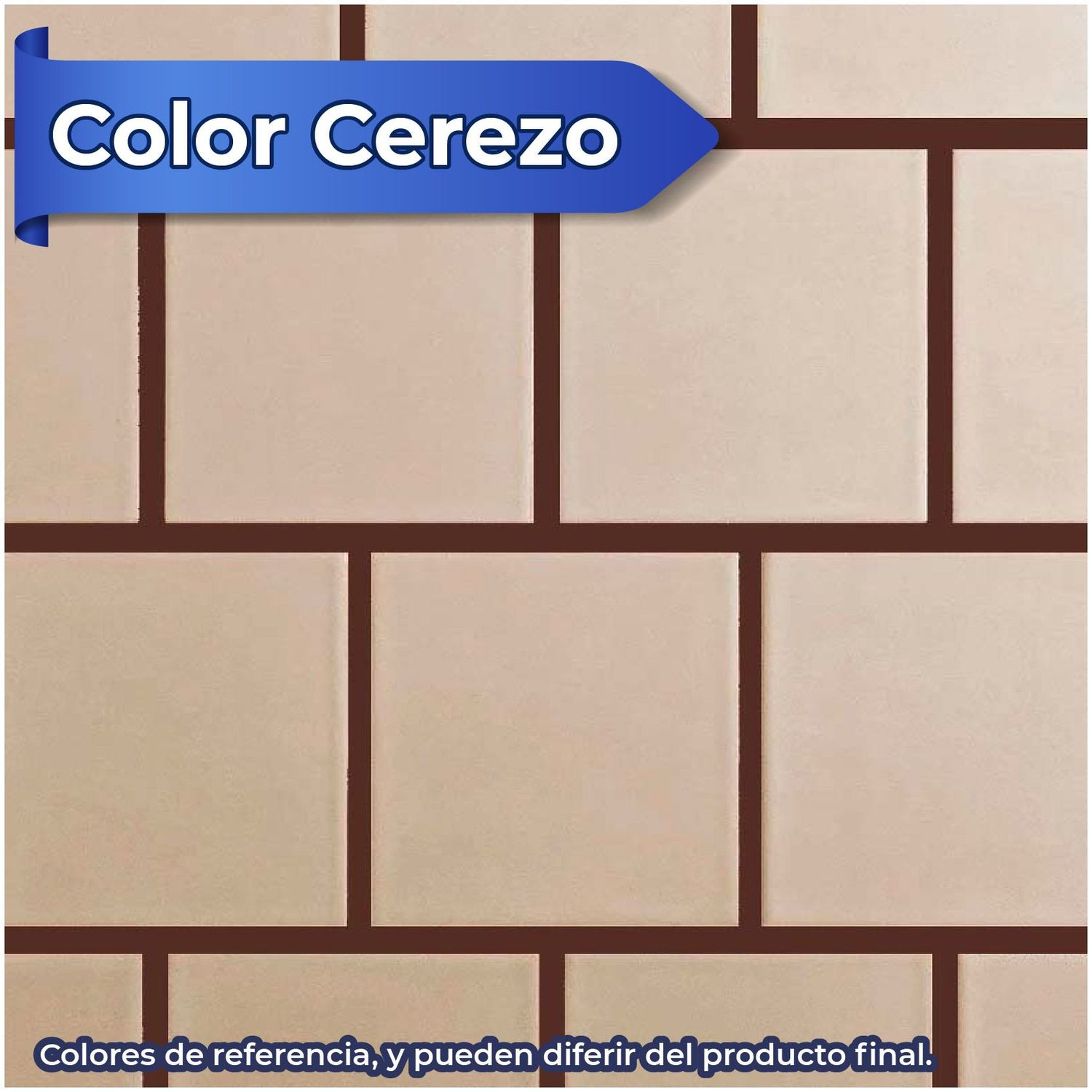 Boquilla sin arena 5 kg Crest color cerezo