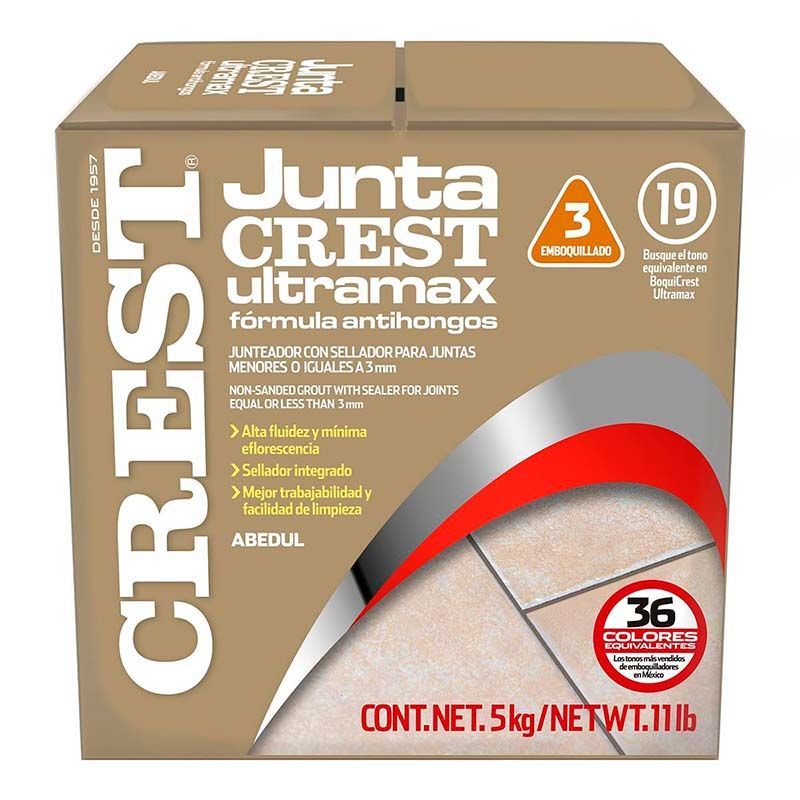 Boquilla sin arena 5 kg Crest color abedul