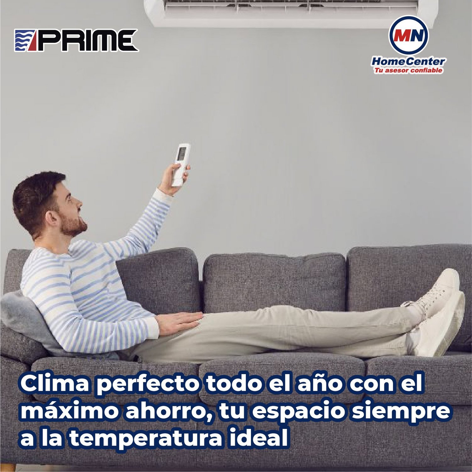 MINISPLIT INVERTER 1 TONELADA FRIO CALOR 220V PRIME ADVANCE