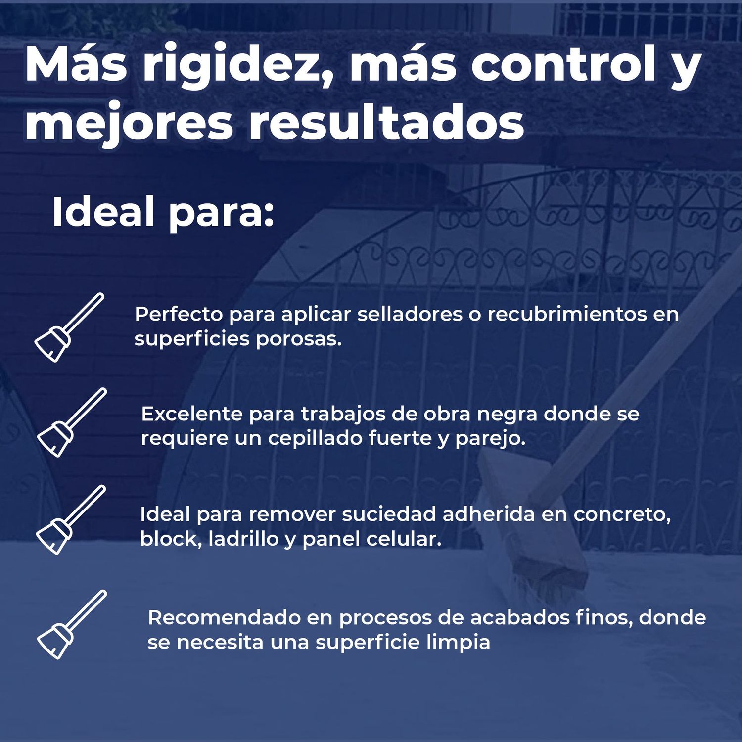 Cepillo Ixtle Hebel para impermeabilizar