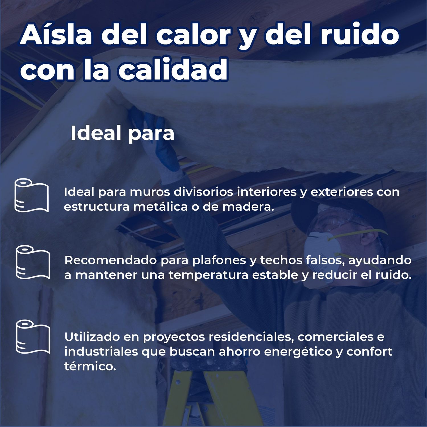 Aislamiento FV R-19 6" 24"/600" (9.3 M2) Con papel