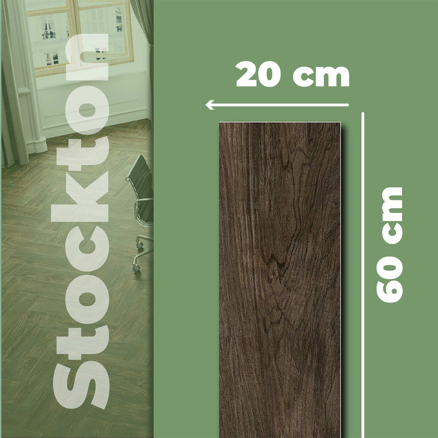 Piso Stockton Cesantoni 20x60 cm