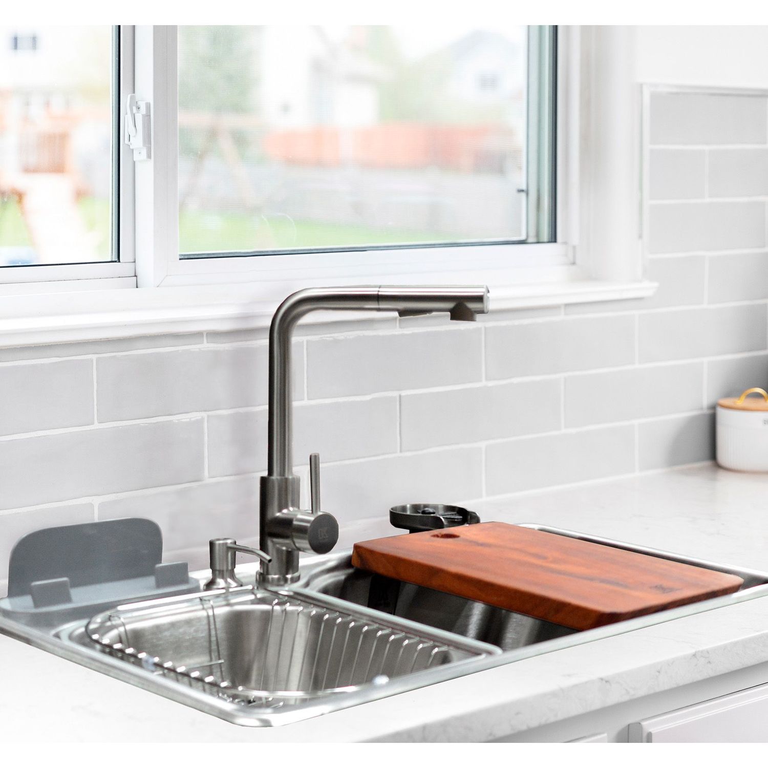 Combo equipado de tarja de acero inoxidable KTS3420A Kele