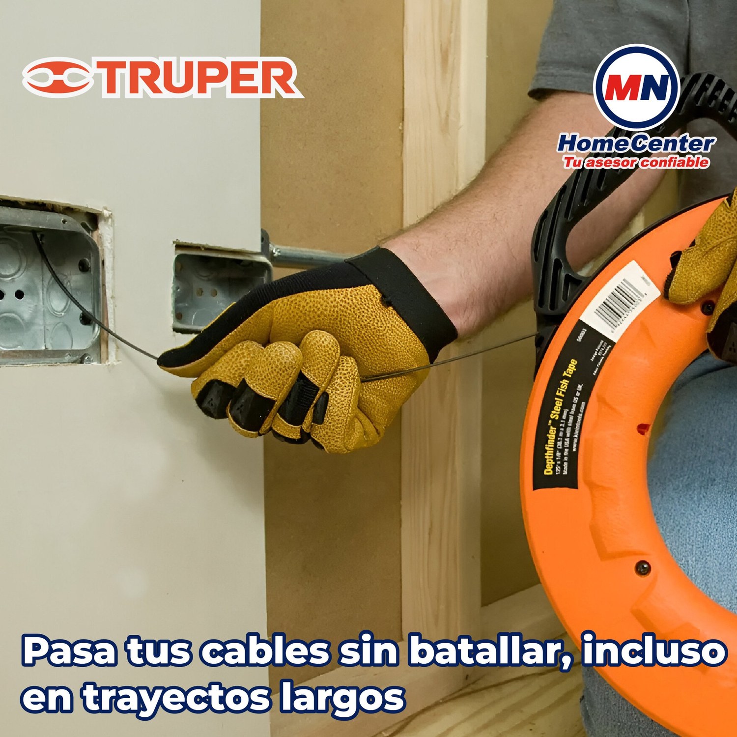 Guía de Acero Para Cable 30 M Truper
