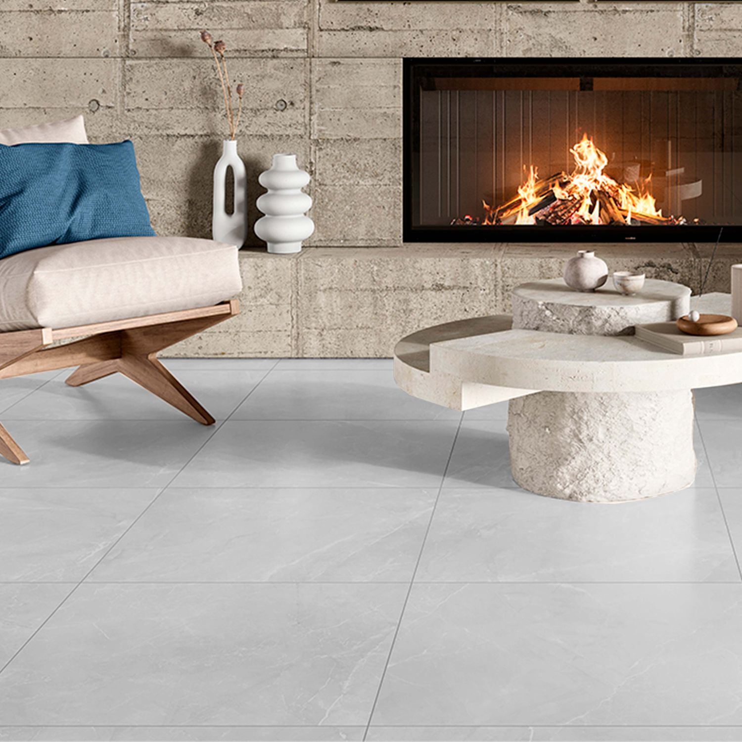 Piso Liberato gray Daltile 60.5x60.5 cm GLB2