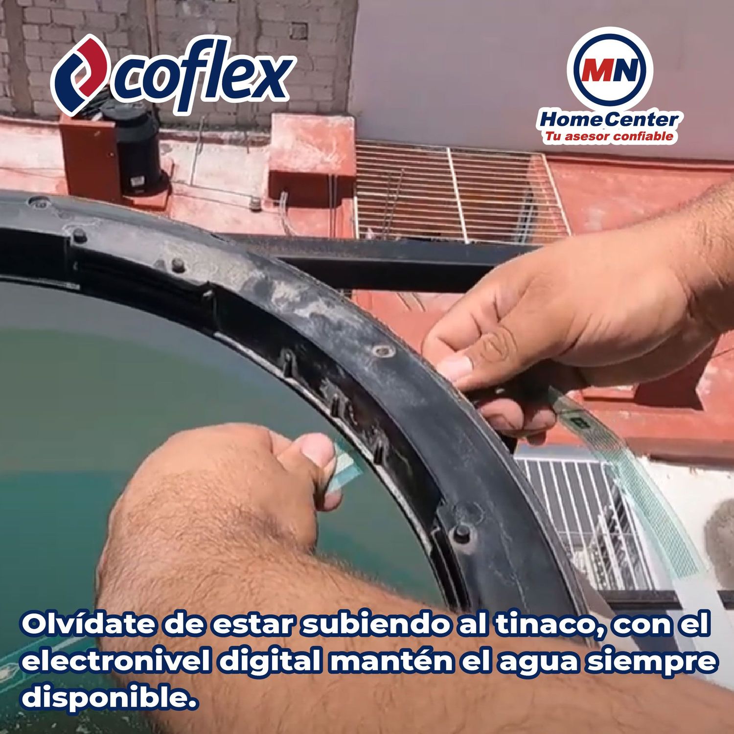 Electronivel Medidor Agua Digital Sensor Tinaco 1100-2500L