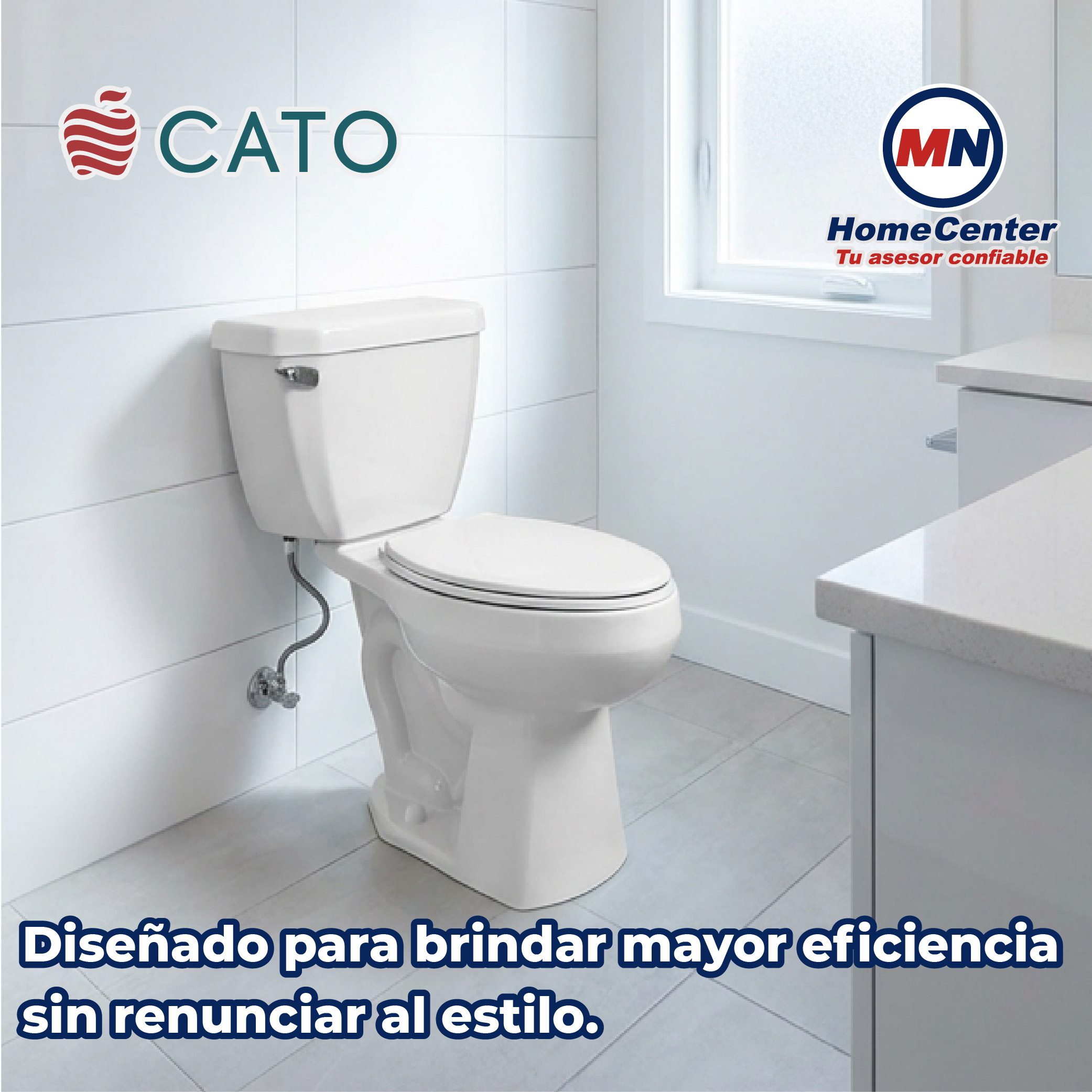 Paquete WC Cato pack color blanco