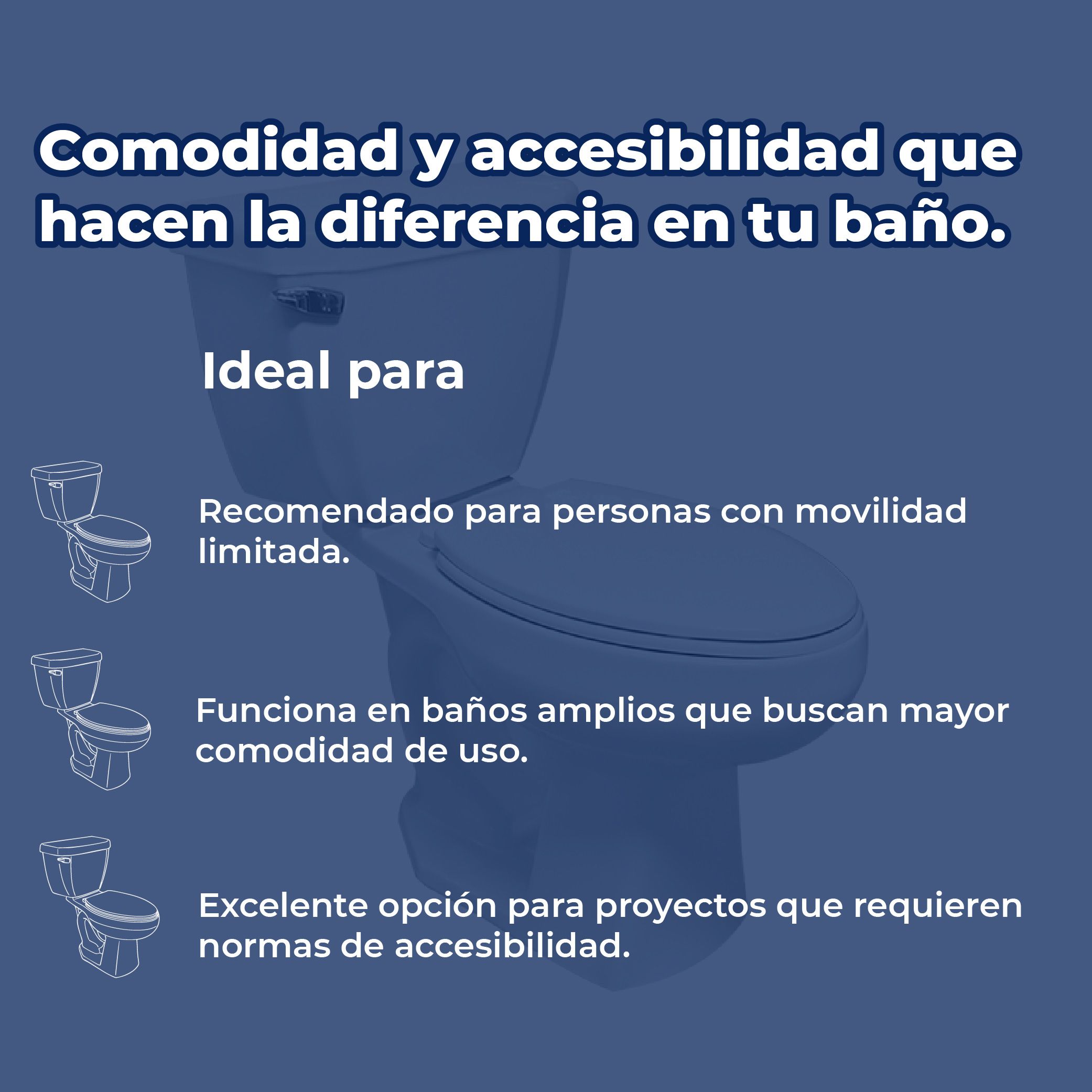 Paquete WC Cato pack color blanco