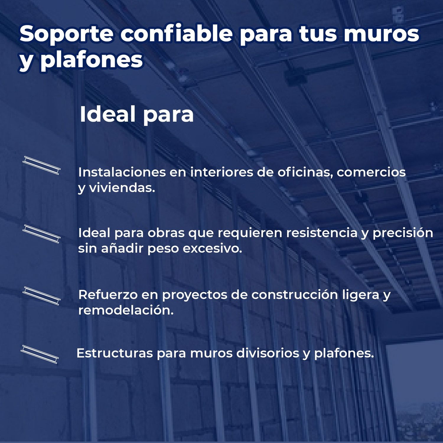 Poste Metalico Calibre 26 4.10X3.05 M