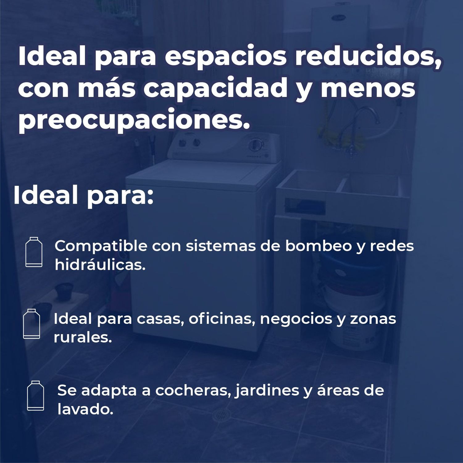 Tinaco vertical Rotoplas beige 1000 L c/herrajes y filtro