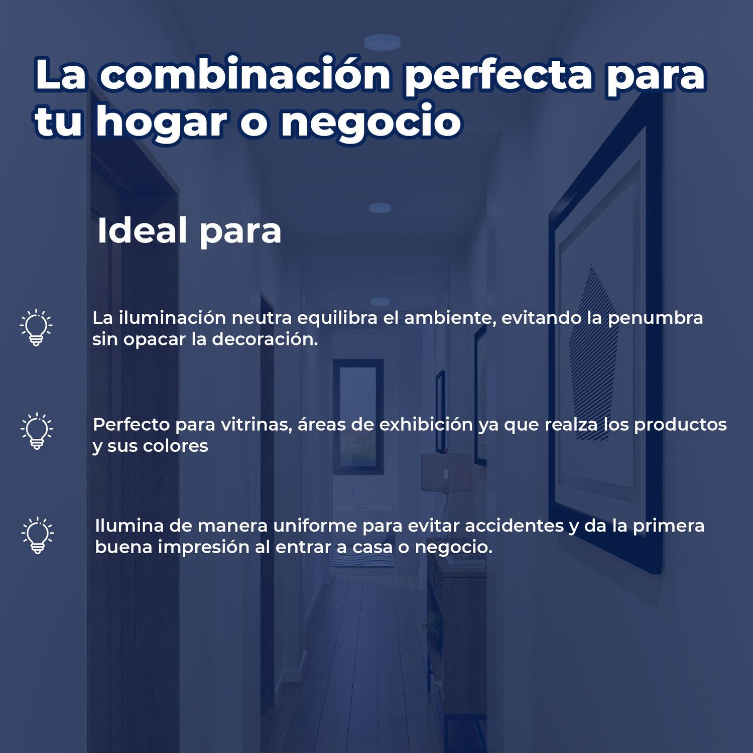 Luminario led sobreponer techo 6 pulgadas 12 watts drum blanco