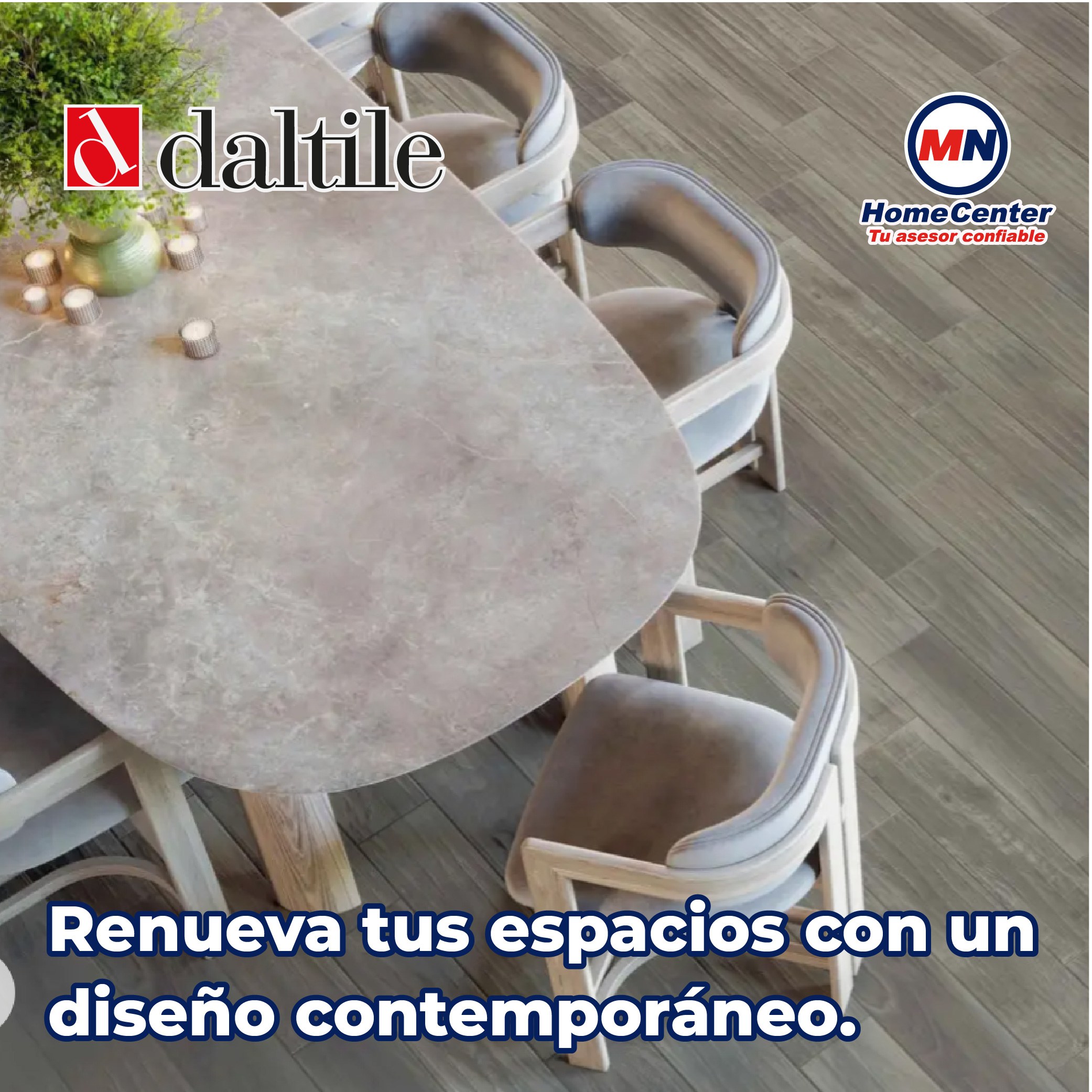 Piso Gray Emblem Daltile 18X60 1.64M2 STD EM03