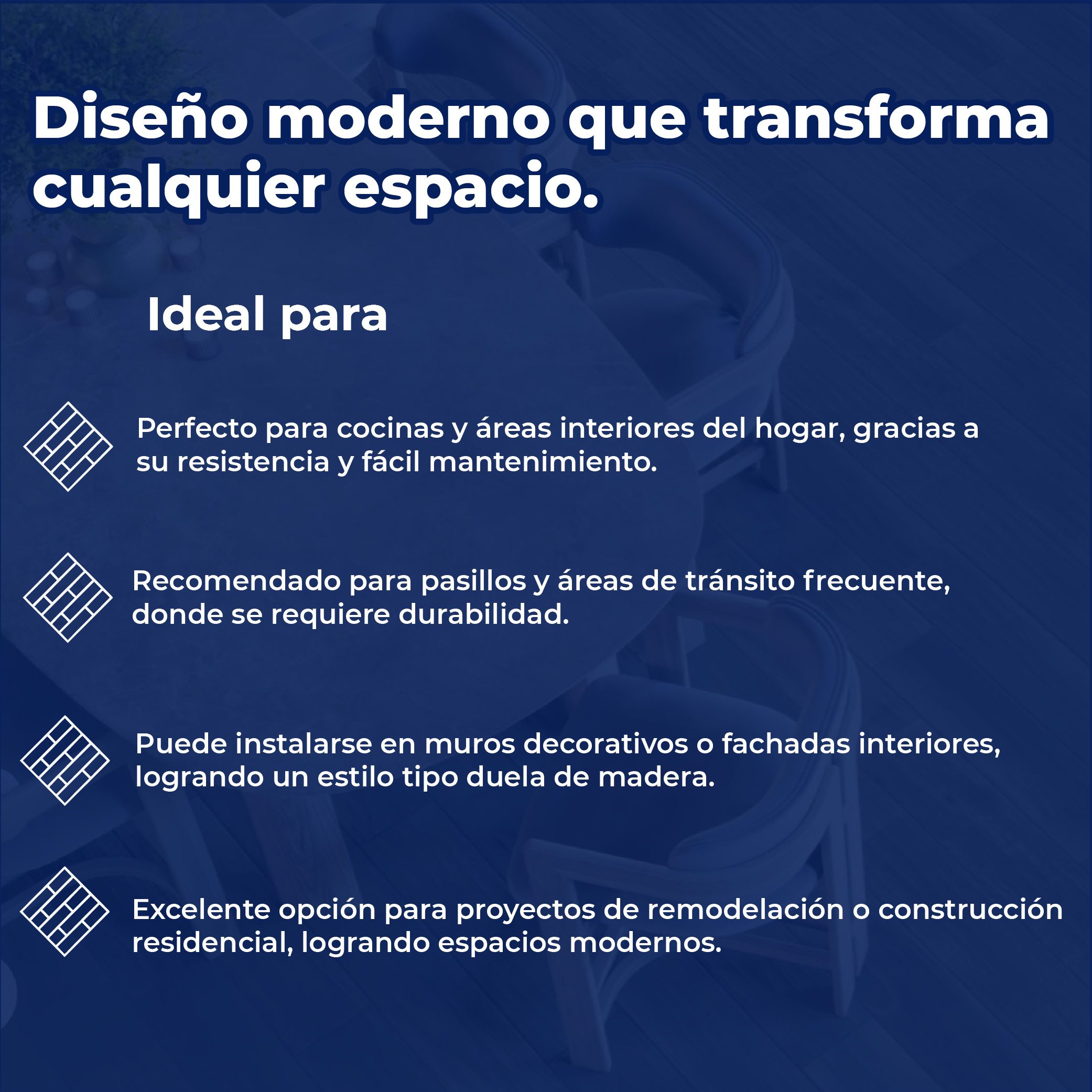 Piso Gray Emblem Daltile 18X60 1.64M2 STD EM03