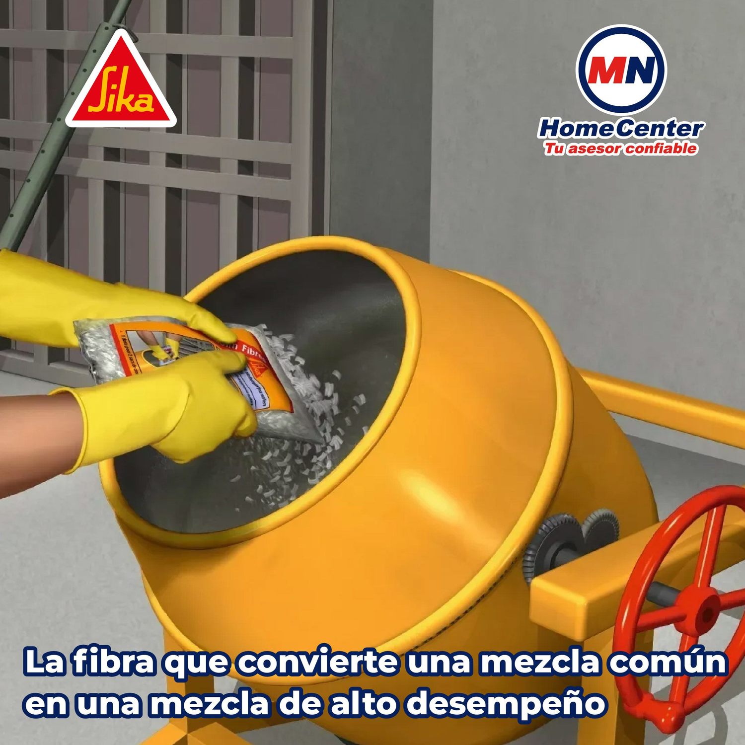 Fibra Sintética Para Concreto Polipropileno Sika Fiber 0.6 KG