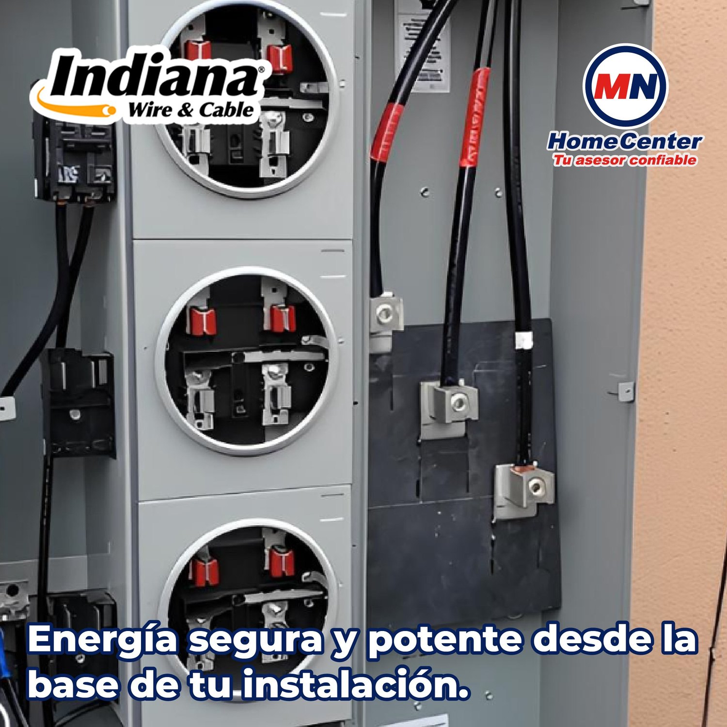 Cable de Cobre Eléctrico Negro Indiana 100 M CAL 6 THW-LS