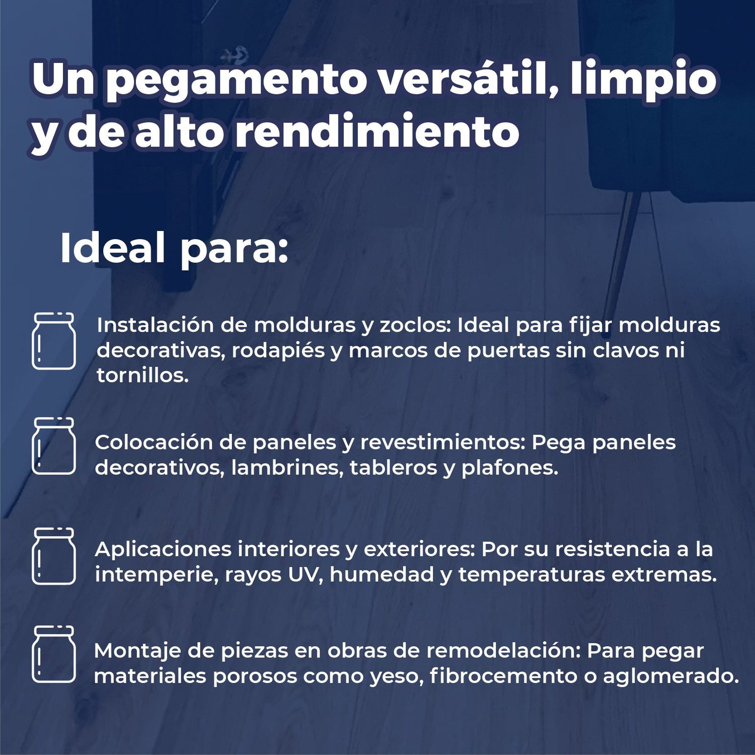 Pegamento High Tack Carpintería Carpenters 1 Kg