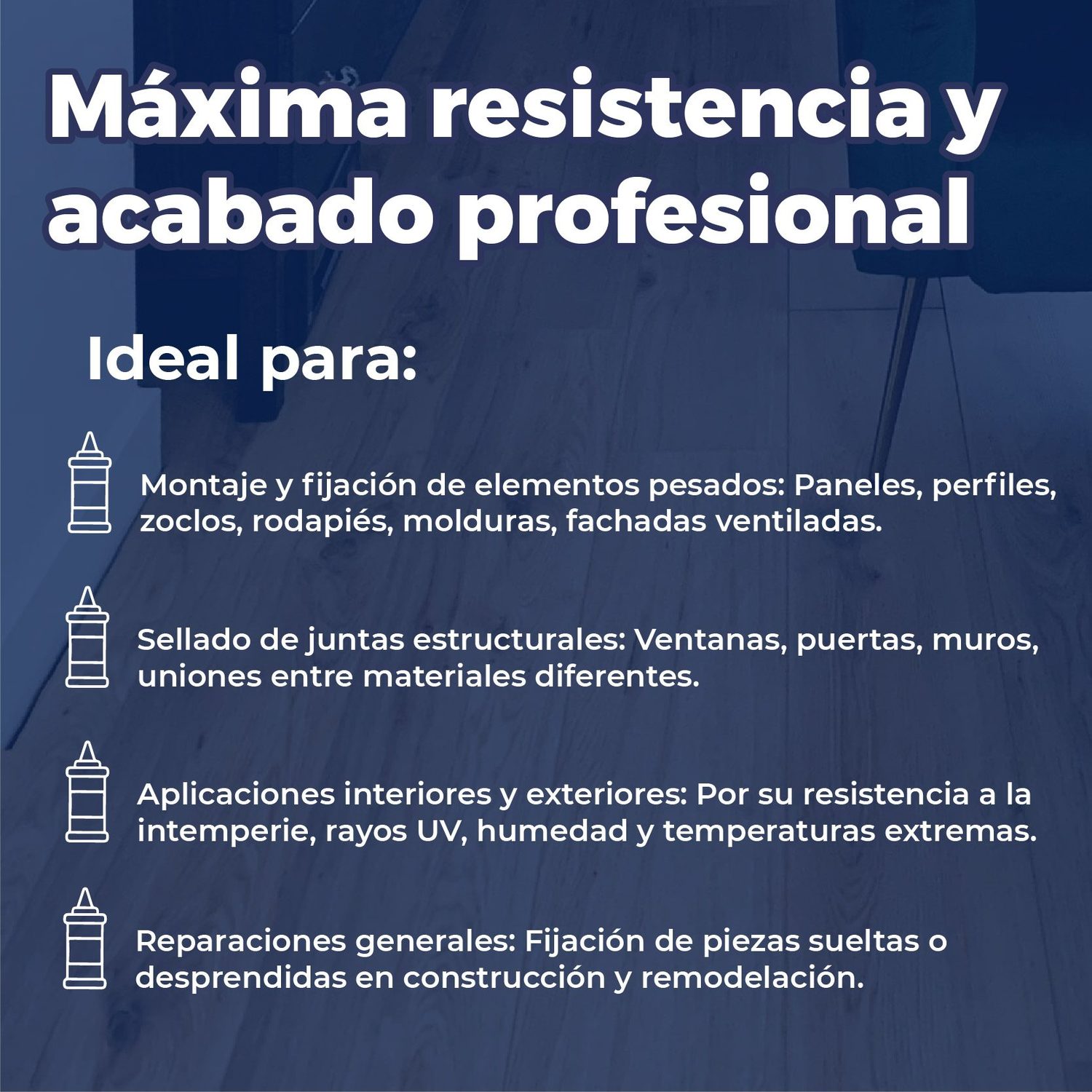 Adhesivo Ms Polymer One Cartucho 300 Ml