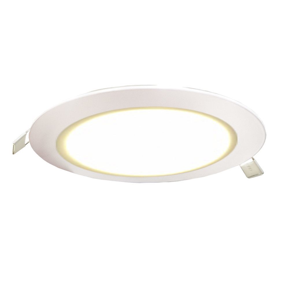 Luminario Flat empotrar 6 pulgadas 12 W luz blanco dinámico