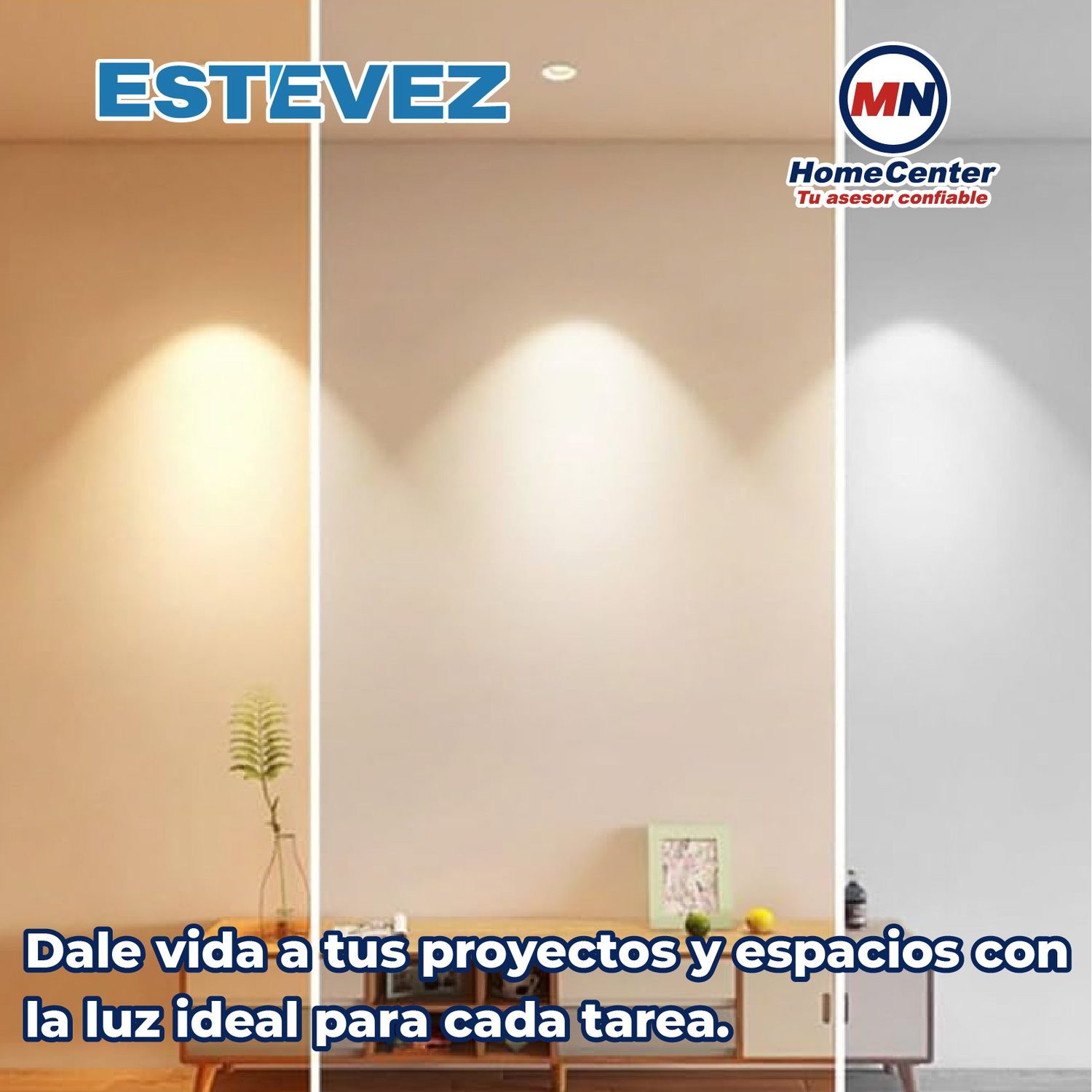 Luminario Flat empotrar 6 pulgadas 12 W luz blanco dinámico