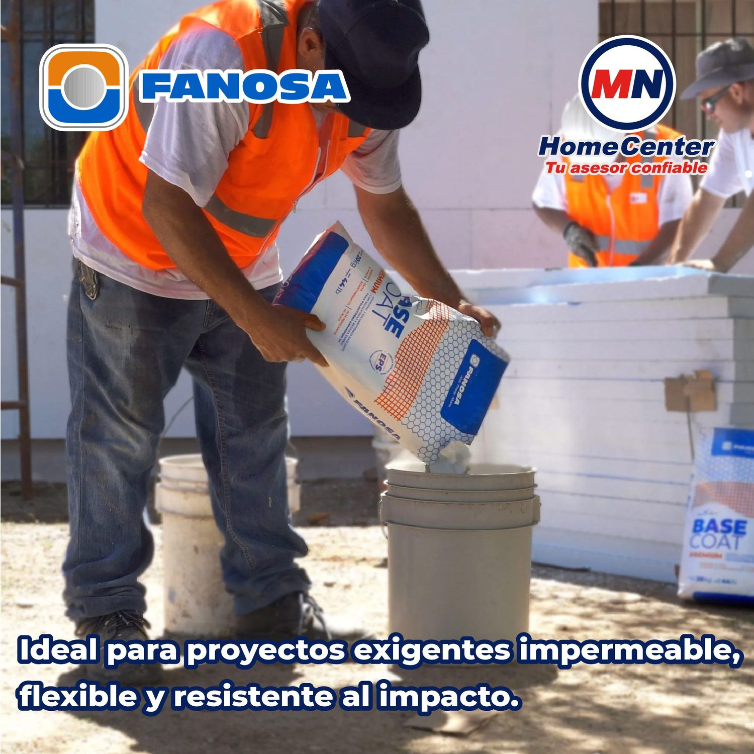 Adhesivo Base Coat Fanosa 20 Kg.